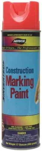 Aervoe 247 Fluorescent Orange Construction Marking Paint 20oz Pack of 12