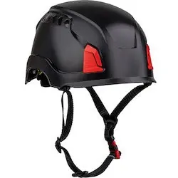 PIP 280-HP1491RM-11 Indust Climbing Helmet W Mips TECH Polycarbonate/ABS Shell EPS Foam Impact Liner HDPE Suspension Wheel Ratchet Adjustment and 4-Point Chin Strap