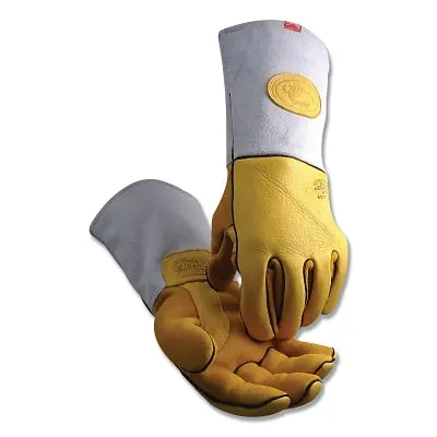 Caiman 1485-XL Heavy-Duty Elk Grain Welding Gloves - X-Large