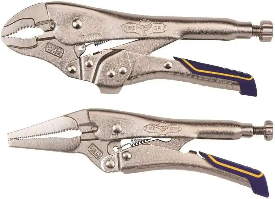 SK0373793-US20260702-105043-0 Irwin IRHT82588 Vise-Grip Locking Pliers 10-Inch & Linesman Pliers 6-Inch Combo - Image 1