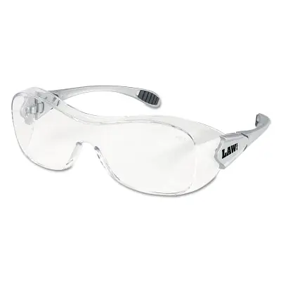 MCR Safety OG110AF Law OTG Protective Eyewear Clear Lens Anti-Fog 12 Pack