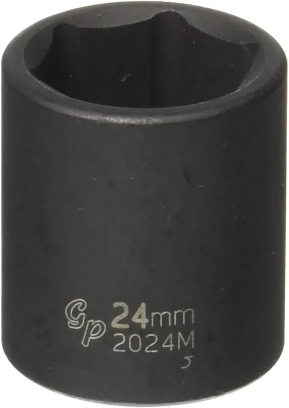 SK0373933-US20260702-105043-0 Grey Pneumatic 2024M 1/2 Drive x 24mm Standard Socket - Image 1
