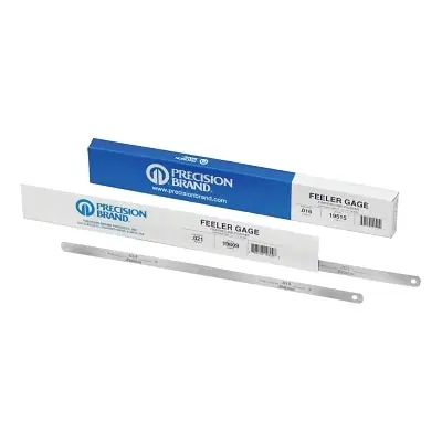 Precision Brand 19385 Flat Length Steel Feeler Gauges 0.010 Inches 12 Inches Length
