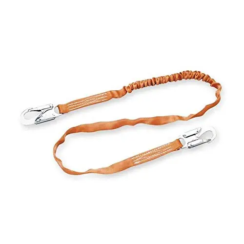 Honeywell Miller T5111-Z7/6FTAF Titan II Tubular Shock-Absorbing Lanyard 6 ft Tagline/Carabiner 310 lb