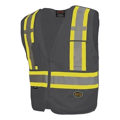 Pioneer V1021170U-S Break Away Zip Vest Black Small