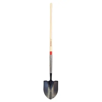 Razor-Back 45530 Round Point Digging Shovel 9.5 in W x 12 in L Blade 48 in L Hardwood Handle
