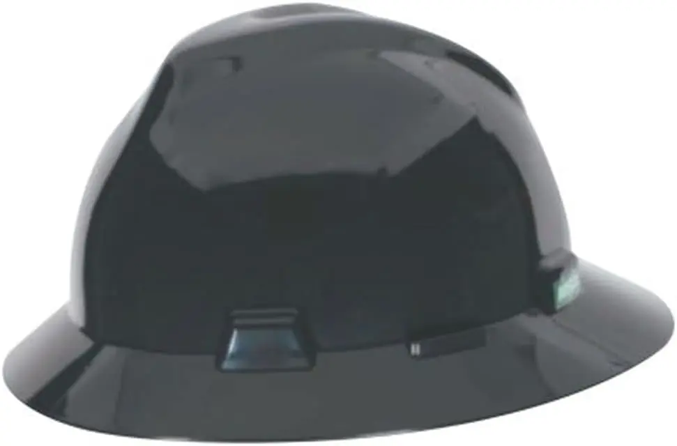 SK0374103-US20260702-105043-0 MSA C217374 V-Gard Full-Brim Hard Hat With Fas-Trac III Ratchet Suspension - Image 1