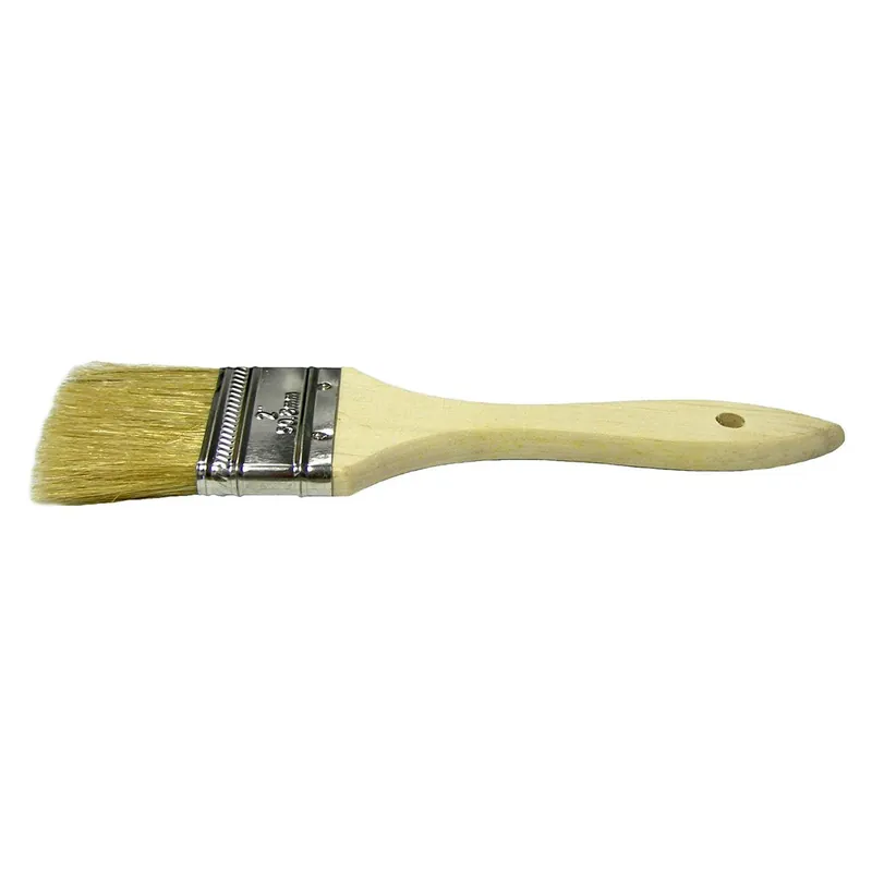 SK0374166-US20260702-105043-0 Weiler 40184 Chip & Oil Brush 4 in 5/8 Thick White Bristle 1-3/4 Trim Length Wood Handle - Image 1