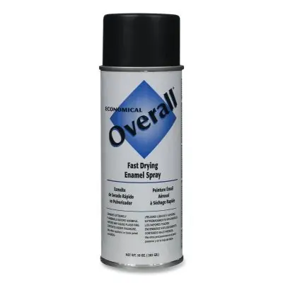 SK0374272-US20260702-105043-0 Rust-Oleum V2404830V Flat Black Overall Economical Enamel Aerosol, 10 oz, Aerosol Can - Image 1