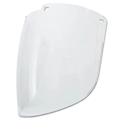 Honeywell S9550 Turboshield Visor, Uncoated, Polycarbonate, Clear, 15-7/8 in L x 9 in H