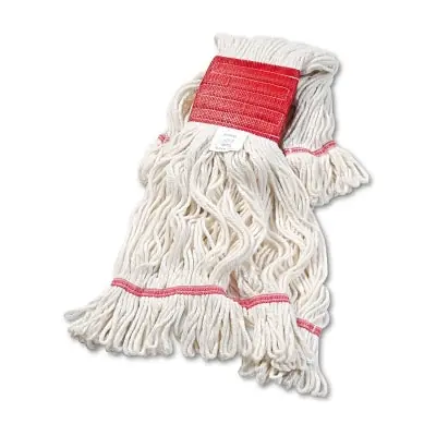 Boardwalk BWK503WHCT Super Loop Wet Mop Head Cotton Synthetic Large Size White