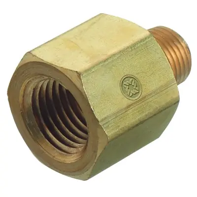 Western Enterprises BA-4HP Pipe Thread Adapters 1/4 in NPT 3,000 PSIG Brass