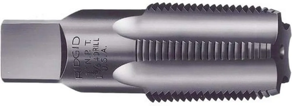 Ridgid 35850 Pipe Tap 1-1/2-11-1/2 NPT Carbon Steel Right Hand