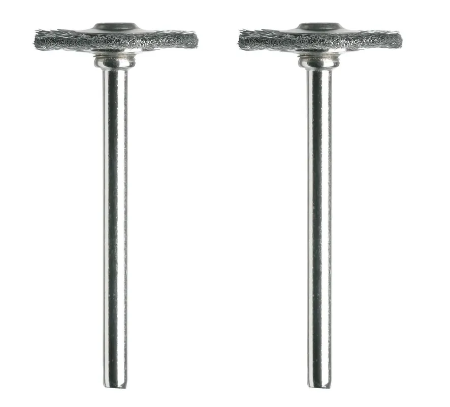 SK0374779-US20260702-105043-0 Dremel 428-02 Carbon Steel Brushes 2 Pack 3/4 Inch Diameter - Image 1