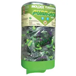 Moldex 6882 Plugstation Dispenser With Corded Pura-Fit Earplugs Foam Green