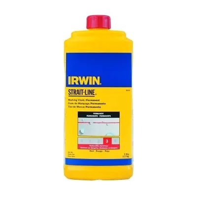 SK0374955-US20260702-105043-0 IRWIN 65102 Strait-Line Permanent Staining Marking Chalk, Red, 5 lb - Image 1
