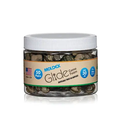 SK0374977-US20260702-105043-0 Moldex 6687 Earplug Canister Glide Camo Multi-Curved Stem Twist-In Foam Disposable - Image 1