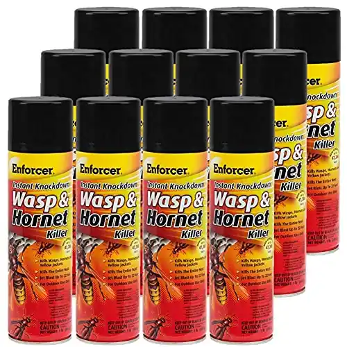 Enforcer EWHIK16 Instant Knockdown Wasp and Hornet Killer Spray 16 oz Pack of 12