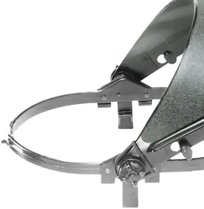 SK0375232-US20260702-105043-0 Jackson Safety 14943 Cap Mount Adapter for Non-Slotted Safety Cap Silver/Black - Image 1
