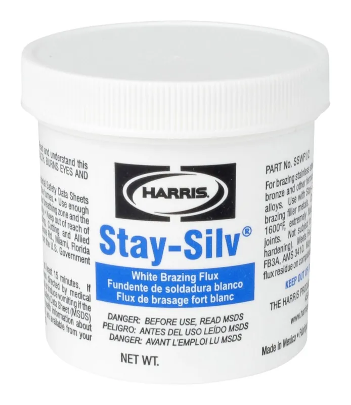 SK0375471-US20260702-105043-0 Harris SSWF5 Stay Silv Brazing Flux 5 lb Jar White - Image 1