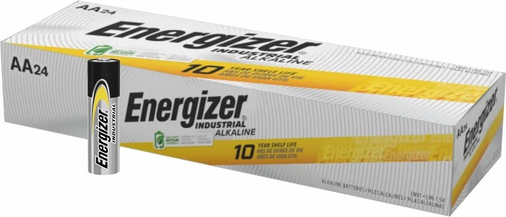 Energizer EN91 Industrial Alkaline AA Battery 1.5V (24 Pack)