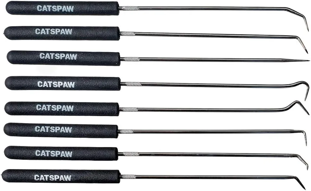 SK0375498-US20260702-105043-0 Mayhew Tools 17990 Hook & Pick Set 9-3/4 Inches Long 8-Piece - Image 1