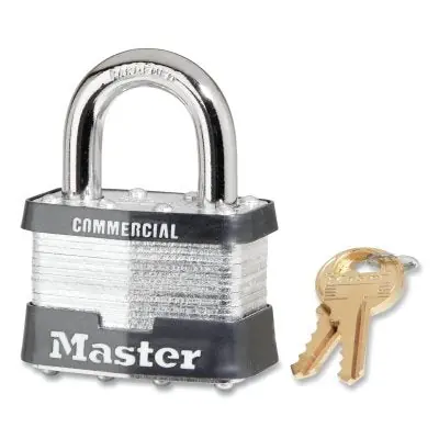Master Lock 5KA-A565 No. 5 Laminated Steel Padlock Keyed Alike A565