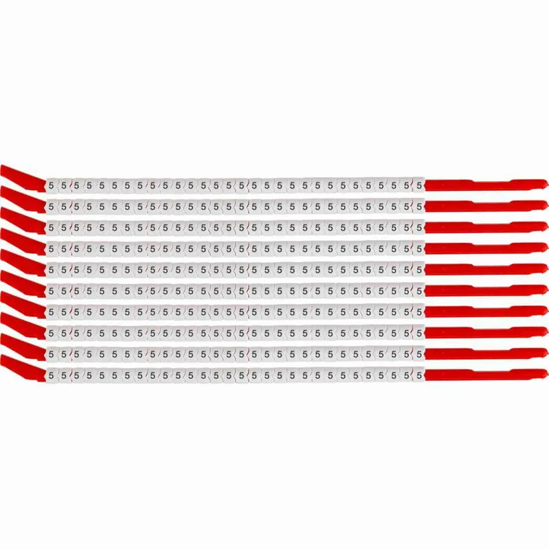 Brady SCN10-5 Clip Sleeve Wire Marker Black on White 10 Packs 300 Sleeves