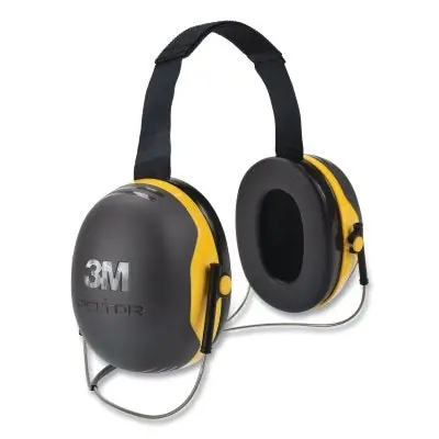 3M 7100123156 Peltor X2 Earmuffs, 25 dB NRR Behind-the-Head