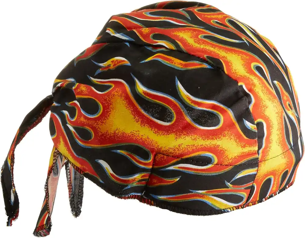 SK0375927-US20260702-105043-0 OccuNomix TN6-FLA Big Flames Tuff Nougies Cotton Doo Rag Bandana One Size - Image 1