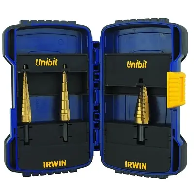 SK0376101-US20260702-105043-0 Irwin 15502 HSS Step Drill Bit Set TiN 3 pc - Image 1