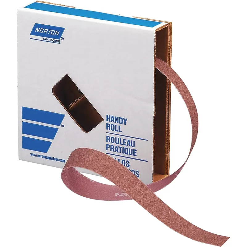 Norton 66261126269 Metalite Cloth Backed Sandpaper Roll 280 Grit 1 Inch Wide 50 Yards