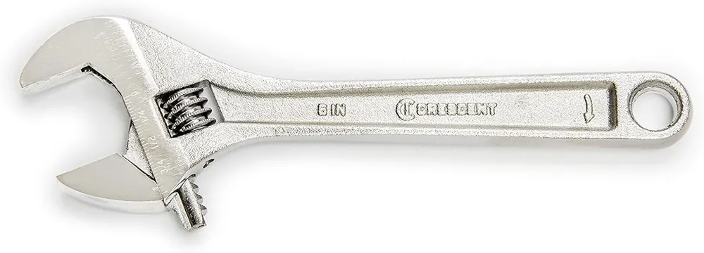 Crescent AC26BK Adjustable Chrome Wrench 6 Inches 15/16 Opening