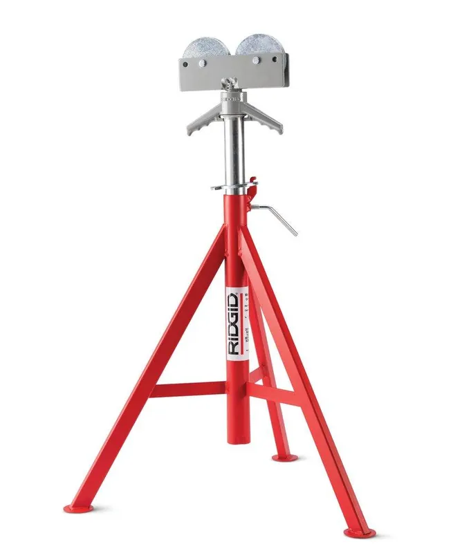 RIDGID 56672 12 In. Roller High Jack Stand