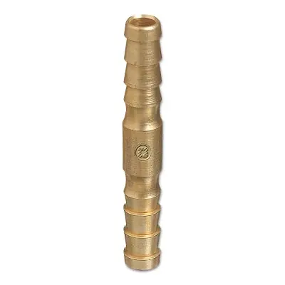 Western Enterprises 54 Brass Hose Splicers 200 PSIG Barb No Stop 1/4 in