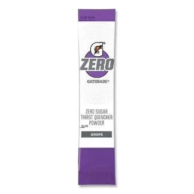 Gatorade 4712 G Zero Powder Stick 0.10 oz Volume 16.9 oz Yield Grape