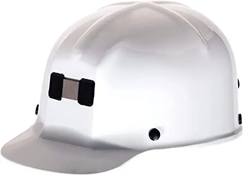 MSA 475336 Comfo-Cap Safety Hard Hat with Fas-Trac III Ratchet Suspension