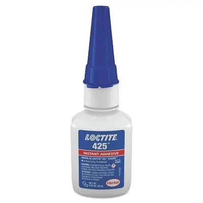 Loctite 135461 425 Instant Adhesive Surface Curing Threadlocker 20 g Up to 1/2 in Thread Dark Blue