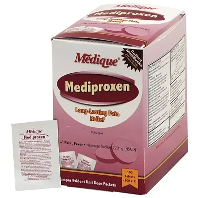 Medique 23733 Mediproxen Pain Relievers 100 per Box