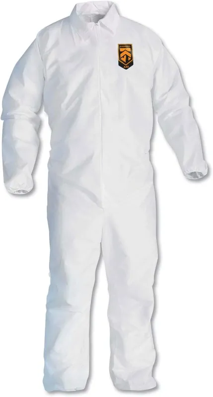 SK0376727-US20260702-105043-0 Kleenguard 44316 Collared Disp. Coveralls White 3XL PK25 - Image 1