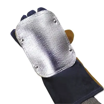 Wilson Industries 36680 Aluminized Weld-O-Glass Back Hand Pad 45-1/2 inches x 13 inches Mylar Aluminum Fiberglass
