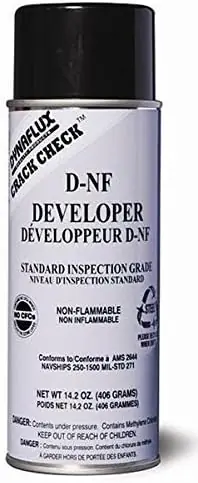 SK0376818-US20260702-105043-0 Dynaflux DNF315-16 Visible Dye Penetrant System Developer 16 oz Aerosol Can - Image 1