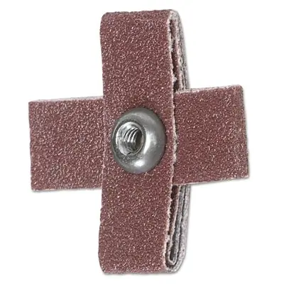 Merit Abrasives 8834184119 Cross Pads Aluminum Oxide 3 x 3 x 1 80 Grit