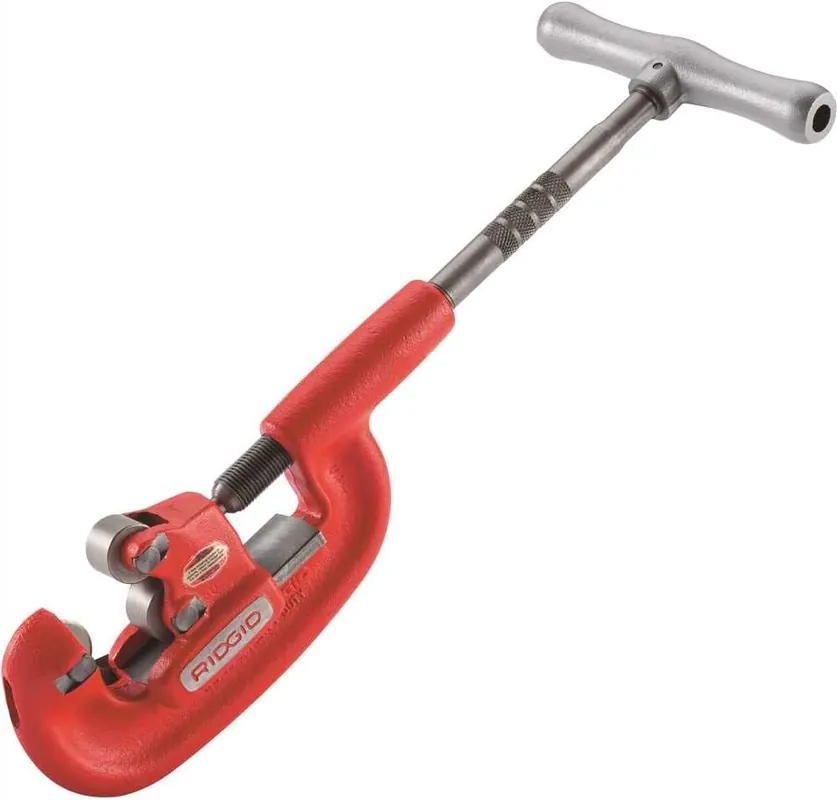 SK0376928-US20260702-105043-0 RIDGID 32820 Model 2-A Heavy-Duty Steel Pipe Cutter with Extra-Long Shank, 1/8 to 2 Metal Pipe Cutter - Image 1