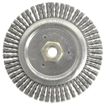 SK0377249-US20260702-105043-0 Weiler 79805 Dually Stringer Bead Wheel 6 in Diameter x 3/16 in Face Width x 5/8 in-11 UNC Replacement MPN - Image 1