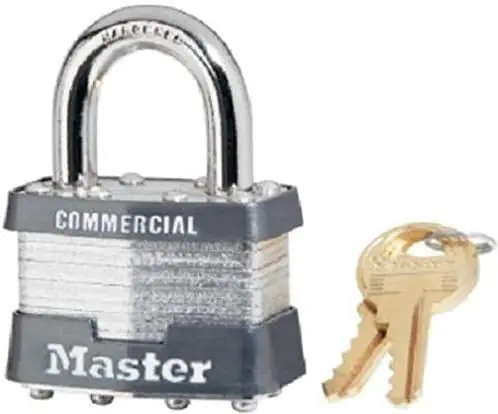 Master Lock 1KA-2035 Laminated Steel Keyed Alike Padlock 1-3/4 Quantity 1818