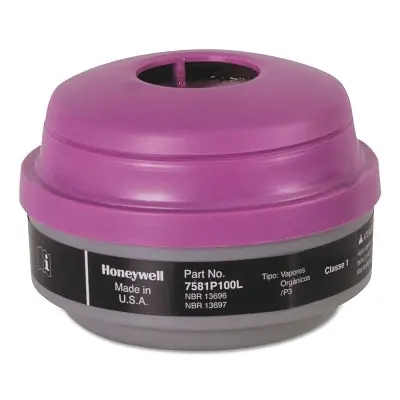Honeywell 7581P100L Combination Gas and Vapor Cartridges P100 Black Magenta