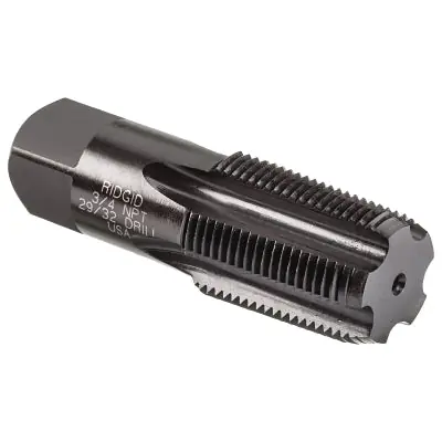 Ridgid 35835 Pipe Tap 3/4 in-14 NPT Taper 5 Flutes