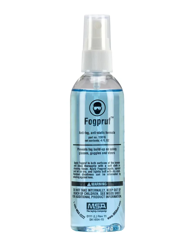 SK0377613-US20260702-105043-0 MSA 13016 Fogpruf Spray Lens Cleaner 4 oz Bottle - Image 1