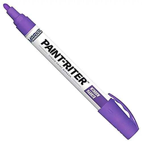 SK0377695-US20260702-105043-0 Markal 97455 Paint-Riter Window Marker Purple Medium Tip 3 mm - Image 1